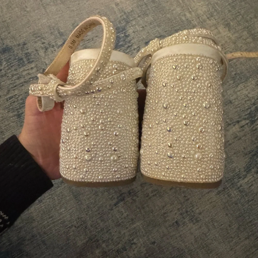 Betsey Johnson Ivory Strappy Heels - Picture 5 of 8